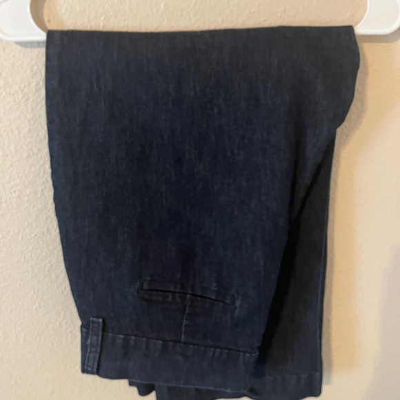 Women's Lee Riders Denim Dark Blue Capris Size 14 Medium - Picture 1 of 7